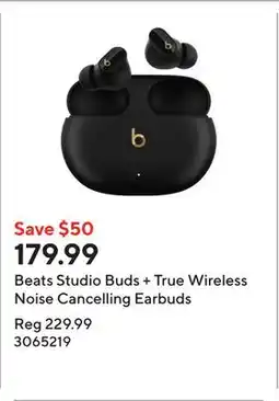 Staples Beats Studio Buds + True Wireless Noise Cancelling Earbuds offer