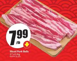 FreshCo Sliced Pork Belly offer