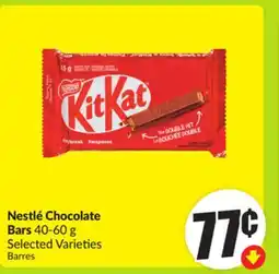 FreshCo Nestle Chocolate Bars 40-60 g Selected Varieties offer