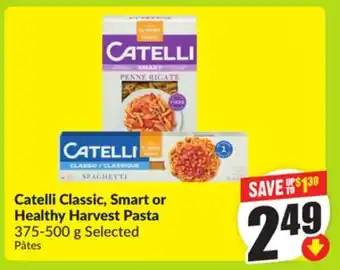 FreshCo Catelli Classic, Smart or Healthy Harvest Pasta 375-500 g Selected offer