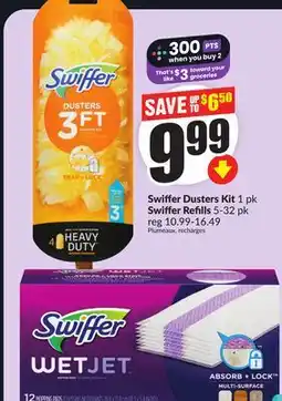 FreshCo Swiffer Dusters Kit 1 pk Swiffer Refills 5-32 pk offer