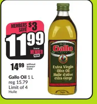 FreshCo Gallo Oil 1 L offer