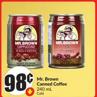 FreshCo Mr. Brown Canned Coffee 240 mL offer