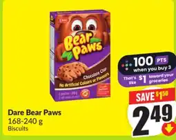 FreshCo Dare Bear Paws 168-240 g offer