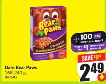 FreshCo Dare Bear Paws 168-240 g offer