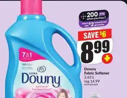 FreshCo Downy Fabric Softener 2.63 L offer