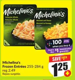 FreshCo Michelina's Frozen Entrées 255-284g offer