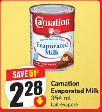 FreshCo Carnation Evaporated Milk 354mL offer