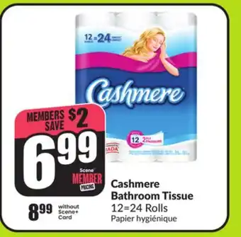 FreshCo Cashmere Bathroom Tissue 12=24 Rolls offer