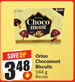 FreshCo Orion Chocomont Biscuit 144 g offer