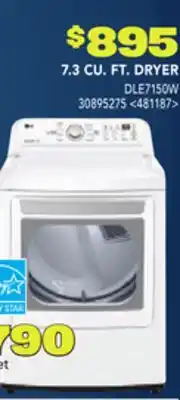 RONA 7.3 CU. FT. DRYER offer