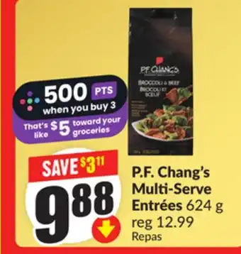 Chalo FreshCo P.F. Chang's Multi-Serve Entrées 624 g offer