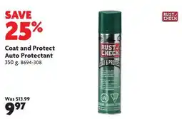 Home Hardware Coat and Protect Auto Protectant offer