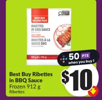 Chalo FreshCo Best Buy Ribettes in BBQ Sauce Frozen 912 g offer