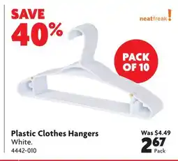 Home Hardware Plastic Clothes Hangers offer