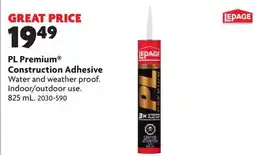 Home Hardware PL Premium Construction Adhesive offer