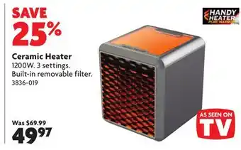 Home Hardware Ceramic Heater offer