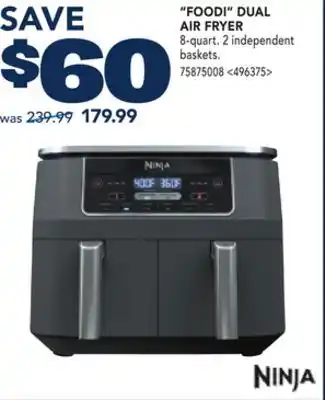 RONA NINJA FOODI DUAL AIR FRYER offer