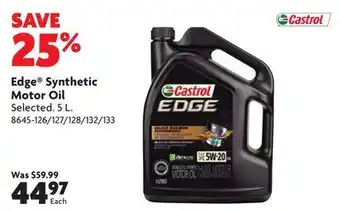 Home Hardware Edge Synthetic Motor Oil offer