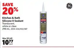 Home Hardware Kitchen & Bath Silicone II Sealant offer