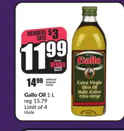 Chalo FreshCo Gallo Oil 1 L offer