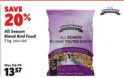 Home Hardware All Season Blend Bird Food offer