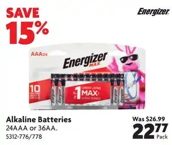 Home Hardware Alkaline Batteries offer