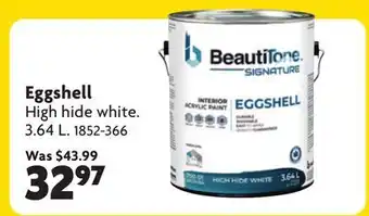 Home Hardware Interior Acrylic Latex Eggshell Paint offer