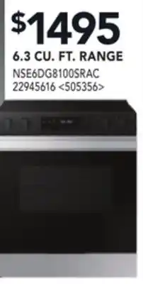 RONA 6.3 CU. FT. RANGE offer