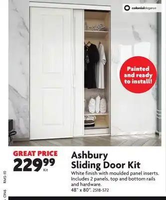 Home Hardware Ashbury sliding door kit offer