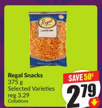 Chalo FreshCo Regal Snacks 375 g Selected Varieties offer