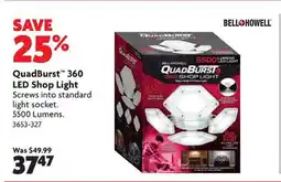 Home Hardware BELL & HOWELL QuadBurst 360 LED Shop Light offer