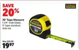 Home Hardware 30' Tape Measure offer