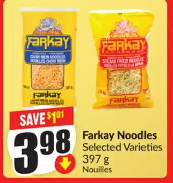 Chalo FreshCo Farkay Noodles Selected Varieties 397 g offer