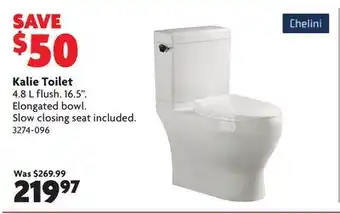 Home Hardware Chelini Kalie Toilet offer