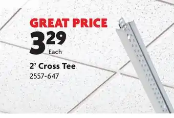 Home Hardware 2' Cross Tee offer