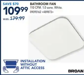 RONA BATHROOM FAN offer