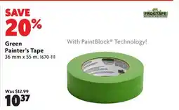 Home Hardware Green Painter's Tape offer