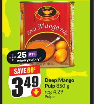 Chalo FreshCo Deep Mango Pulp 850 g offer