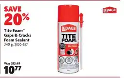 Home Hardware Tite Foam Gaps & Cracks Foam Sealant offer