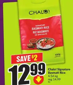 Chalo FreshCo Chalo! Signature Basmati Rice offer