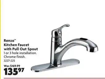 Home Hardware Kitchen Faucet with Pull Out Spout offer