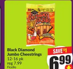 Chalo FreshCo Black Diamond Jumbo Cheestrings 12-16 pk offer