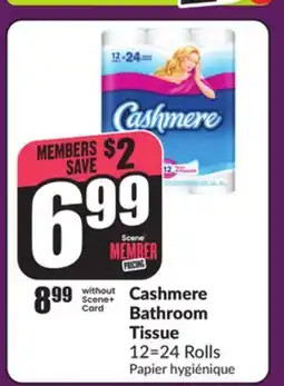 Chalo FreshCo Cashmere Bathroom Tissue 12 = 24 Rolls offer