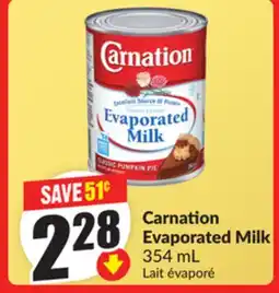 Chalo FreshCo Carnation Evaporated Milk 354 mL offer