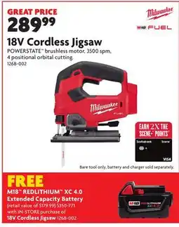 Home Hardware 18V Cordless Jigsaw offer