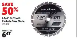 Home Hardware 7-1/4 24 Tooth Carbide Saw Blade offer