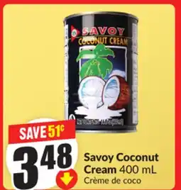 Chalo FreshCo Savoy Coconut Cream 400 mL offer