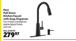 Home Hardware Nori Pull Down Kitchen Faucet offer