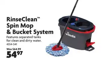 Home Hardware RinseClean Spin Mop & Bucket System offer